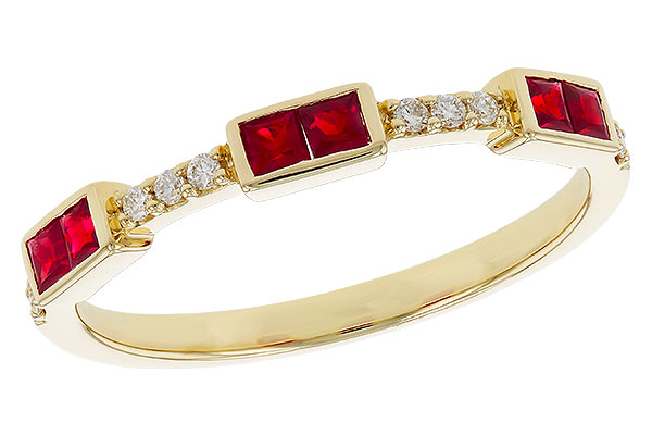B311-32554: LDS WED RG .34 RUBY .41 TGW