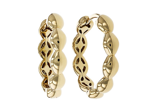 B311-33545: GOLD EARRINGS (18MM)