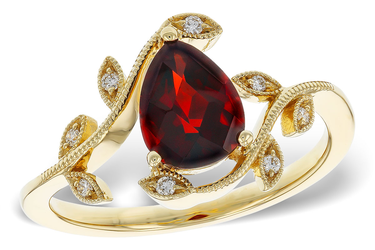 B311-34399: LDS RG 1.34 GARNET 1.40 TGW (8x6MM GAR)