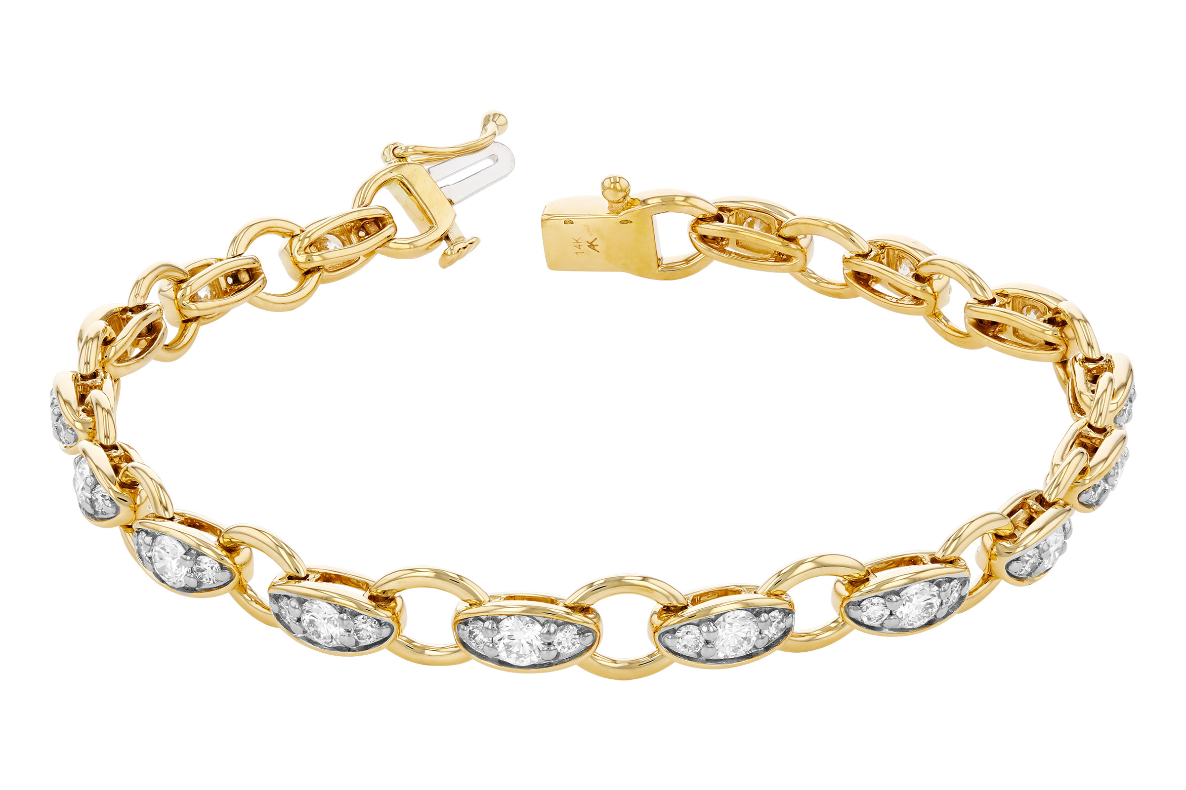 B312-19899: BRACELET 2.20 TW (7")