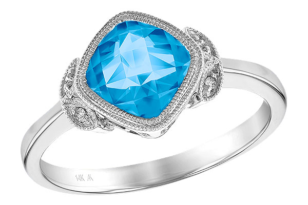 C223-16227: LDS RG 1.63 BLUE TOPAZ 1.65 TGW
