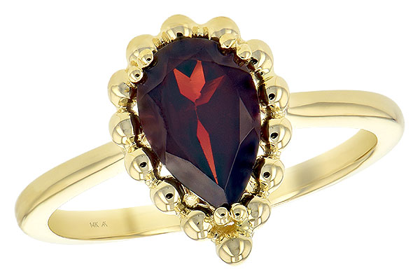 C225-86263: LDS GARNET RING 1.38 CT