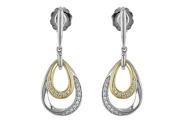 C225-88054: EARRINGS .12 TW