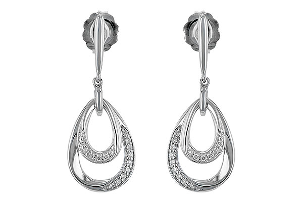 C225-88054: EARRINGS .12 TW