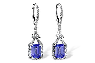 C226-73508: EARR 1.60 TW TANZANITE 2.08 TGW