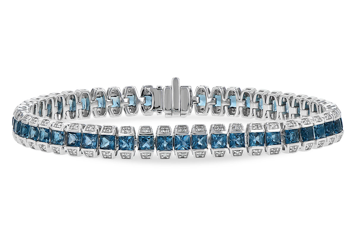 C226-73545: BRACELET 8.58 LONDON BLUE TOPAZ 9.03 TGW
