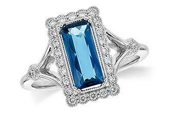 C226-78990: LDS RG 1.58 LONDON BLUE TOPAZ 1.75 TGW