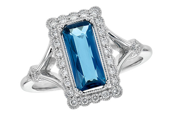 C226-78990: LDS RG 1.58 LONDON BLUE TOPAZ 1.75 TGW
