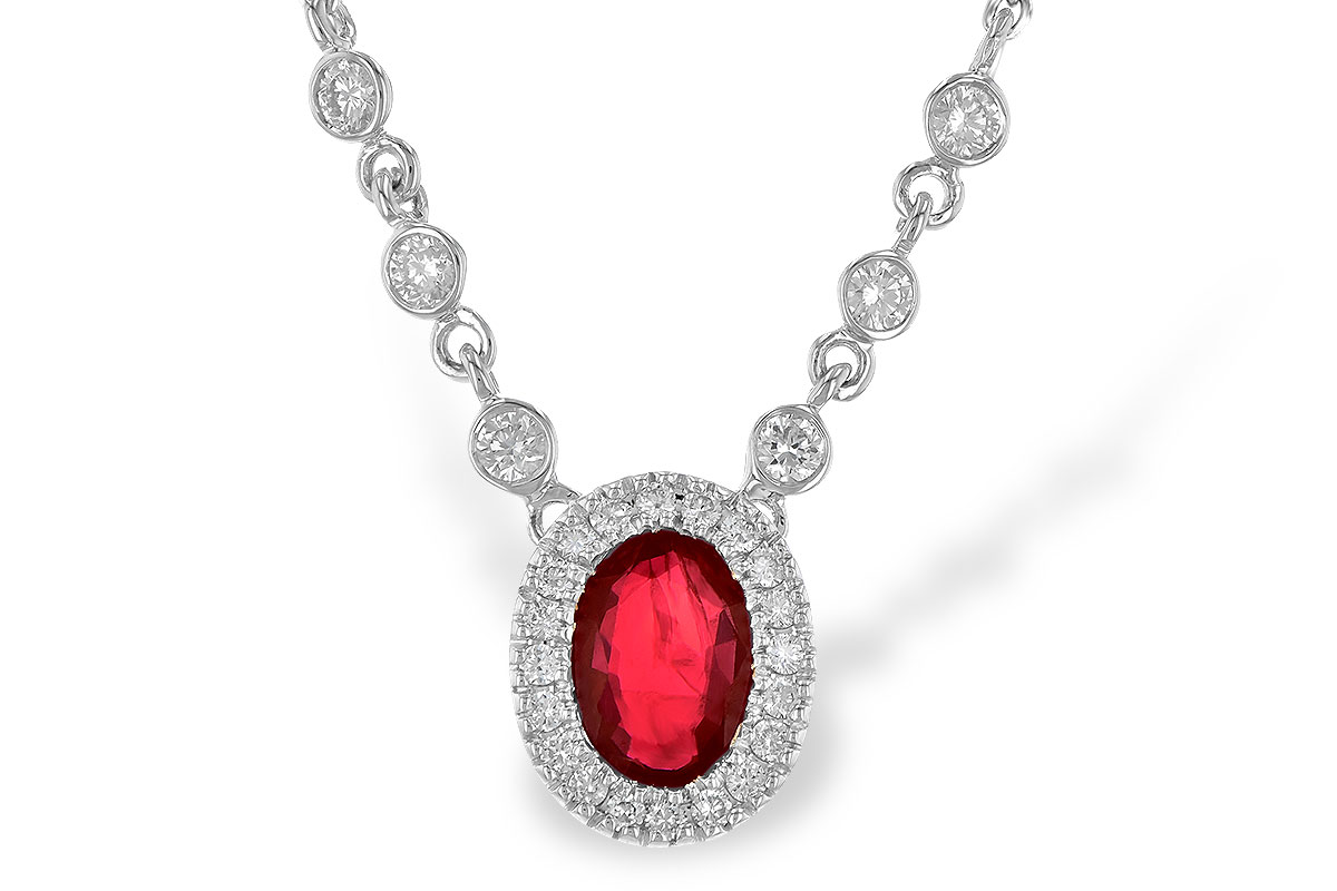 C226-79836: NECK .70 RUBY .94 TGW (17")