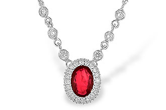C226-79836: NECK .70 RUBY .94 TGW (17")