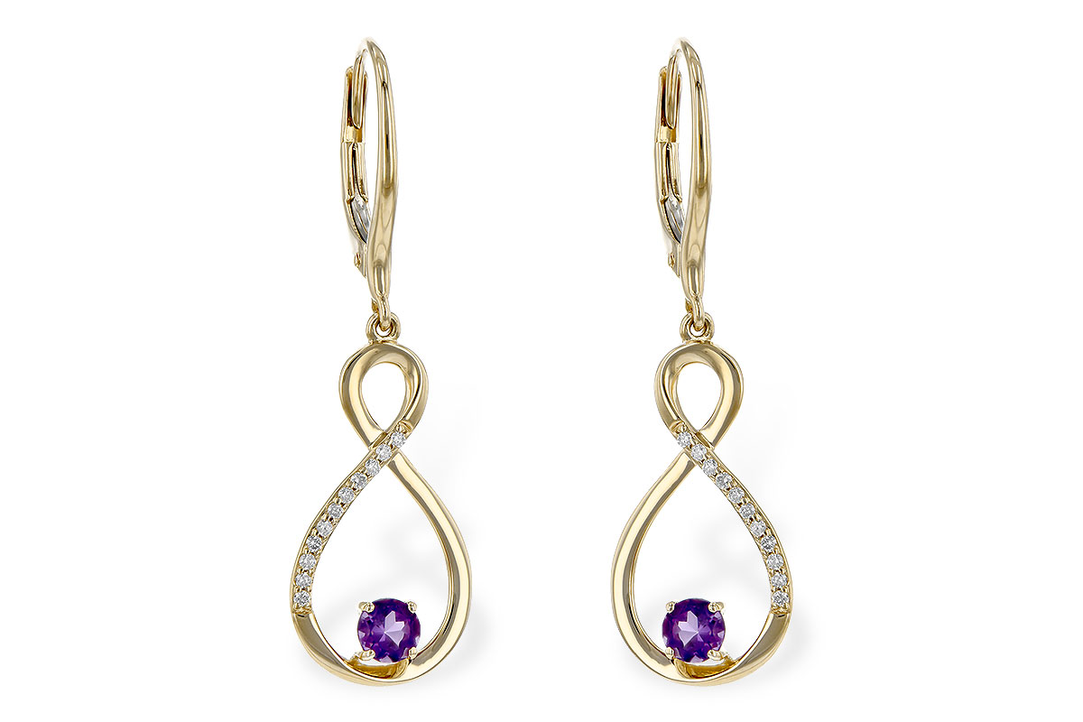 C226-81727: EARR .27 AMETHYST .35 TGW