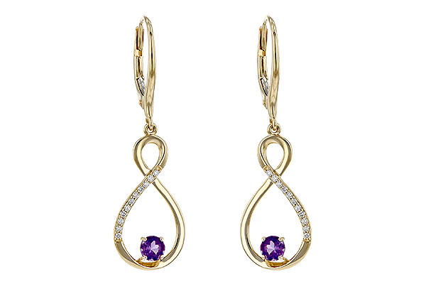C226-81727: EARR .27 AMETHYST .35 TGW