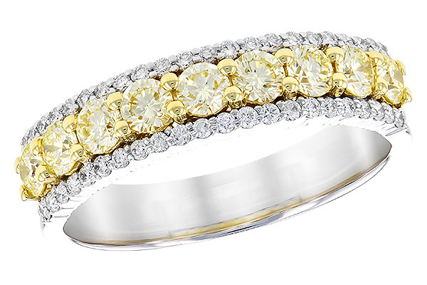 C309-52627: LDS DIA RG .80 TW YELLOW DIAS 1.00 TW