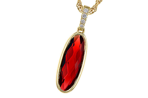 C309-54372: NECK 2.02 GARNET 2.05 TGW