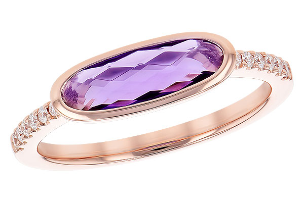 C309-54427: LDS RG .92 AMETHYST 1.02 TGW