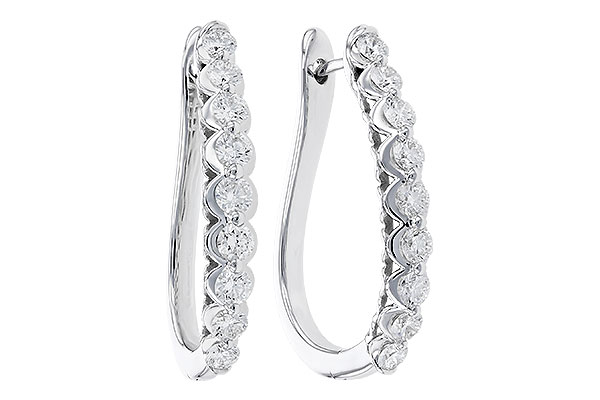 C310-39845: EARRINGS 1.50 TW
