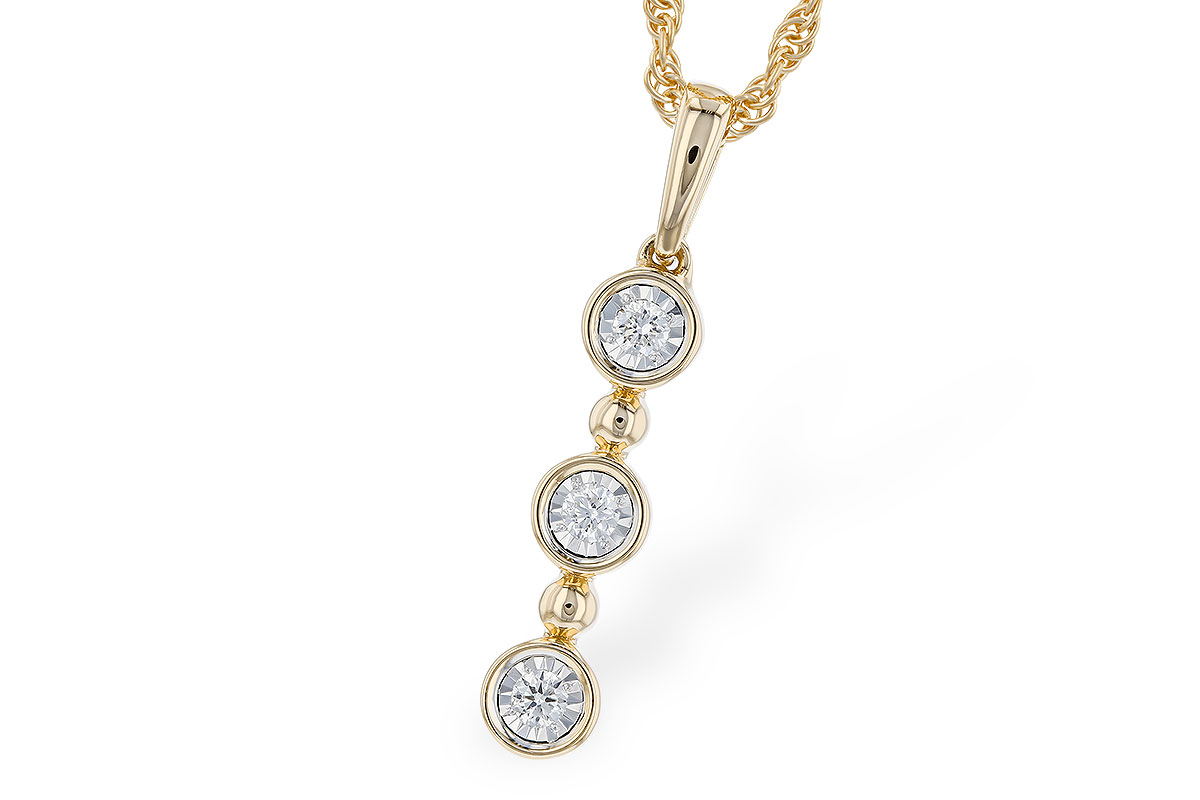 C310-39881: NECKLACE .08 TW