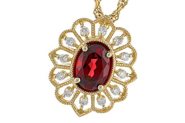 C310-39908: NECK .80 GARNET .92 TGW (7x5MM GAR)