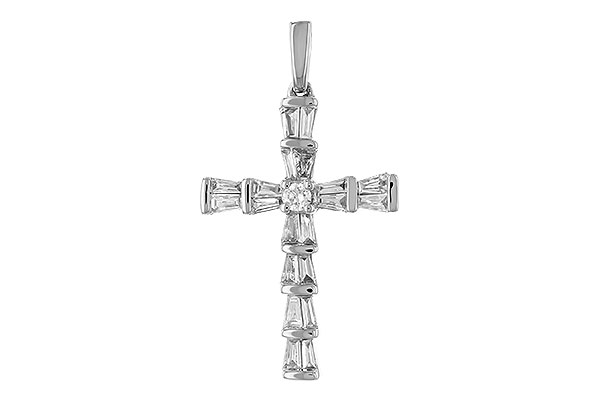 C310-42572: PENDANT .23 TW BAG .26 TW