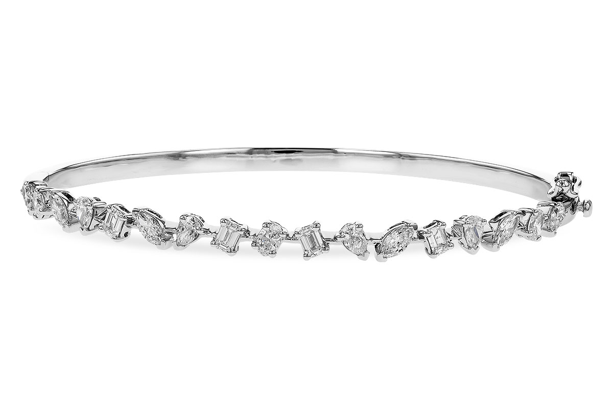 C310-44445: BANGLE 1.70 TW FANCY CUT DIAS