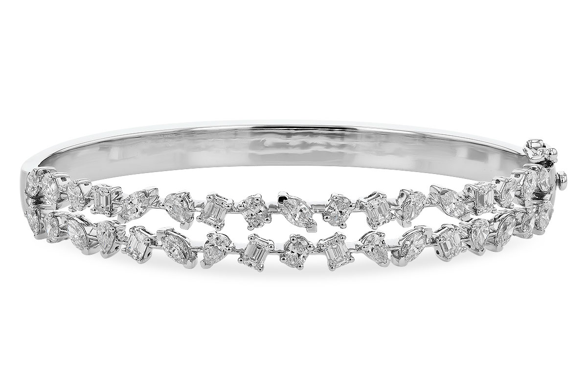 C310-44454: BANGLE 3.50 TW FANCY CUT DIAS