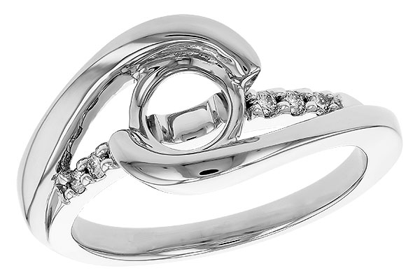 C310-45354: LDS SEMI DIA RG .09 TW (FOR 1CT BR)