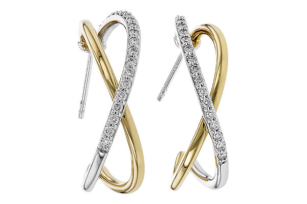 C311-29899: EARRINGS .50 TW
