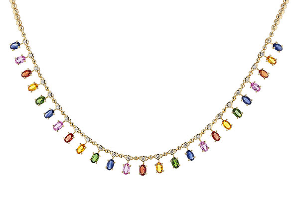 C311-31663: NECK 6.75 MULTI-COLOR SAPP 7.21 TGW (17.25")