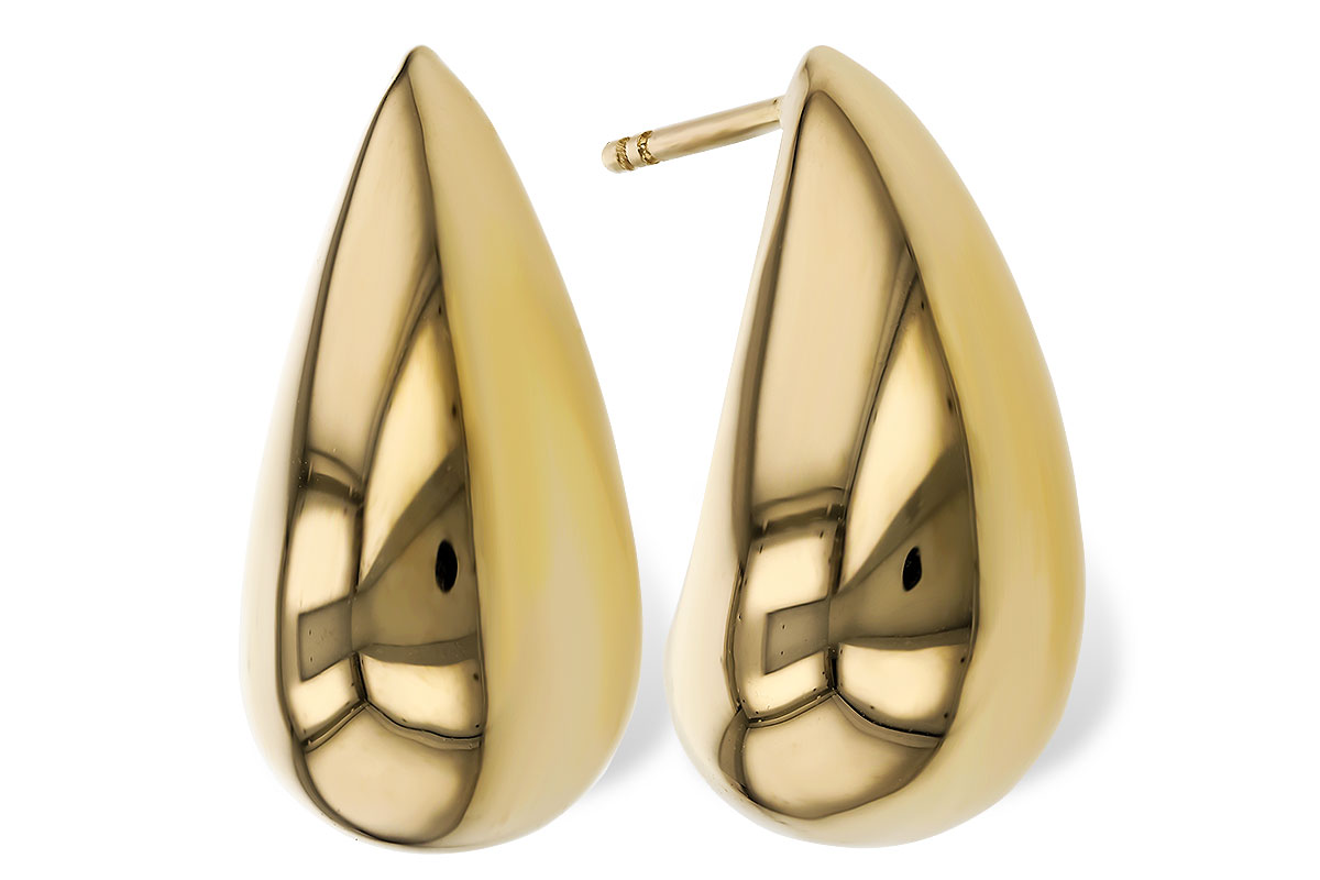 C311-33499: GOLD EARRINGS (20MM)