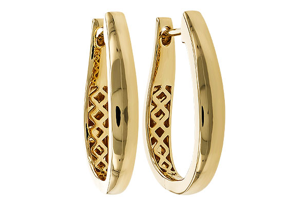 C311-33536: GOLD EARRINGS (22MM)