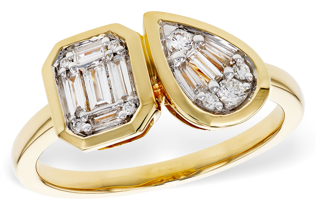 C311-35345: LDS DIA RG .17 TW BAGUETTE .25 TW