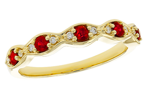 C311-36208: LDS WED RG .28 RUBY .34 TGW