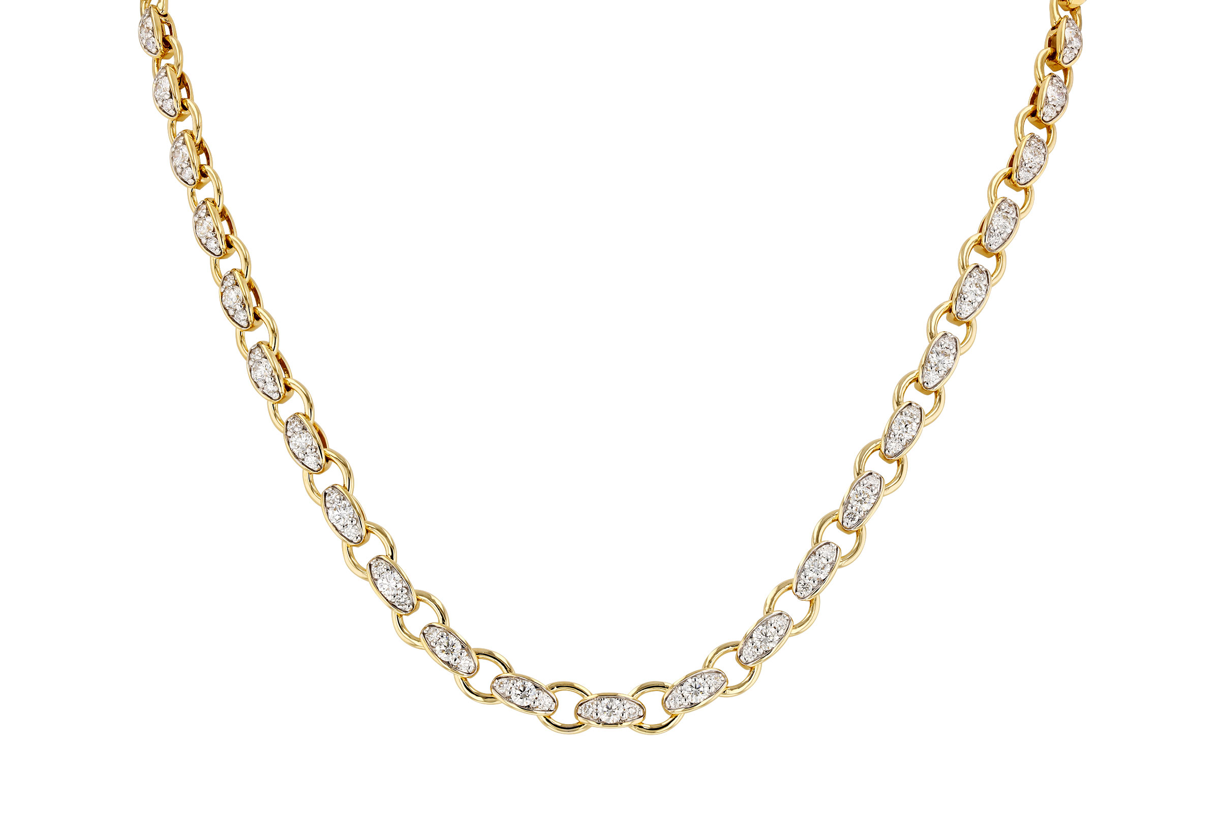 C312-20745: NECKLACE 3.18 TW (17.25")