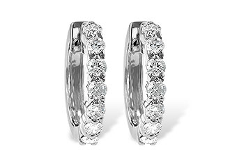 D037-67108: EARRINGS 1.00 CT TW