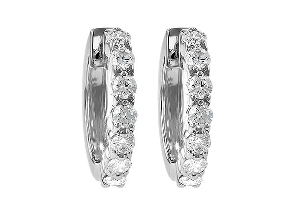D037-67108: EARRINGS 1.00 CT TW