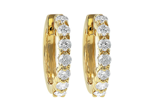 D037-67108: EARRINGS 1.00 CT TW