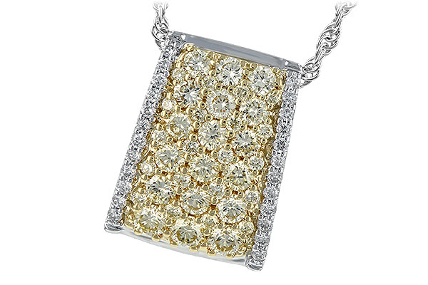 D225-84408: NECK .95 YELLOW DIAS 1.09 TW
