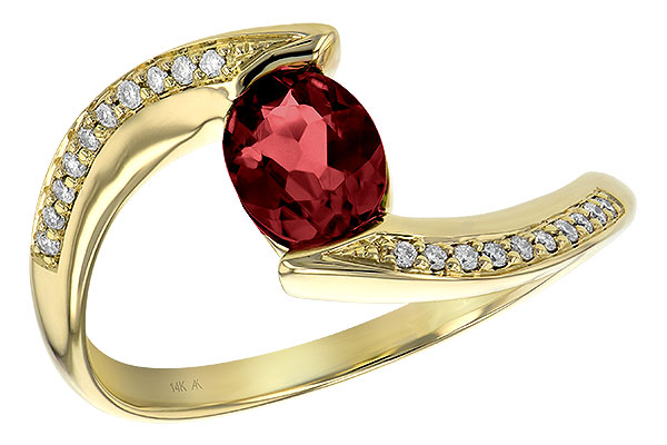 D226-74417: LDS RG .75 GARNET .82 TGW