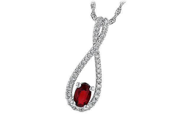 D226-75308: NECK .50 RUBY .74 TGW