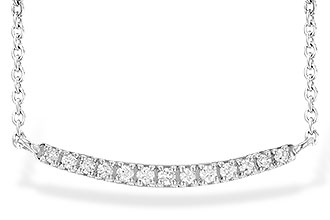 D226-78954: NECKLACE .10 TW (13 STONES)