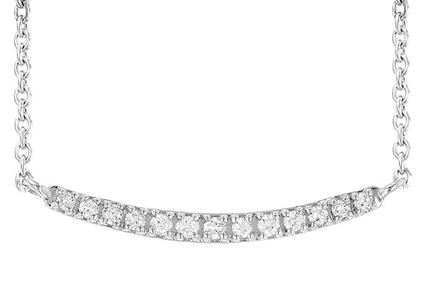 D226-78954: NECKLACE .10 TW (13 STONES)