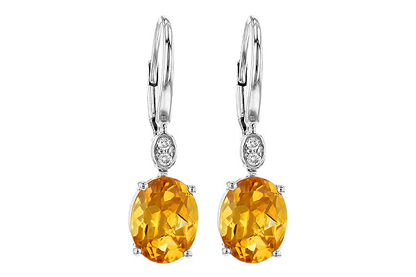 D226-81645: EARR 3.20 TW CITRINE 3.25 TGW (9x7MM CIT)