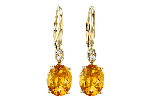 D226-81645: EARR 3.20 TW CITRINE 3.25 TGW (9x7MM CIT)
