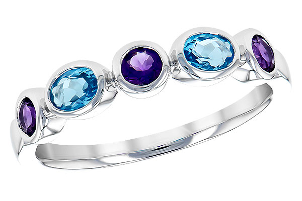 D309-48954: LDS RG .65 SEMI-PRECIOUS TW (AMY,BLUE TOPAZ)