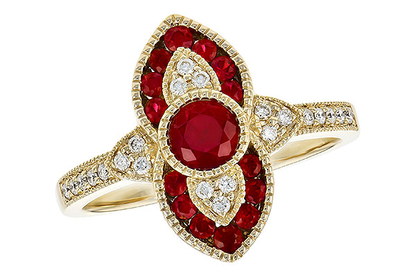 D309-48990: LDS RG .63 TW RUBY .75 TGW