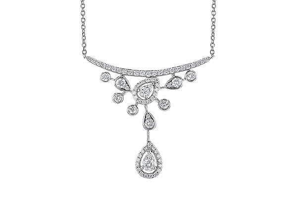 D309-49836: NECKLACE .65 TW