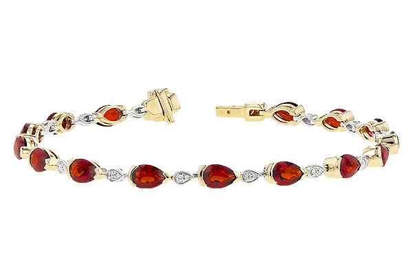 D309-49845: BRACELET 6.44 GARNET 6.60 TGW