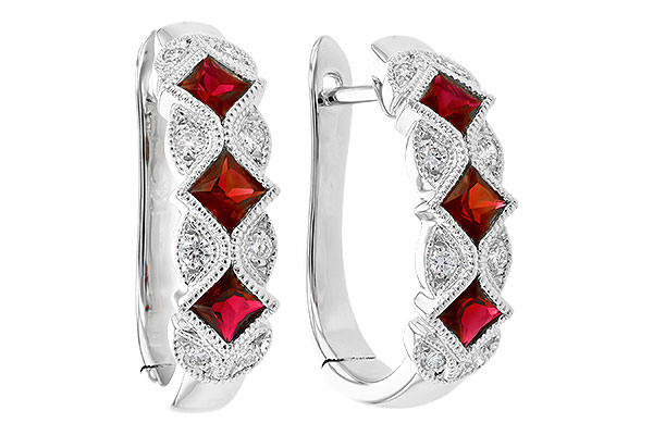 D309-51699: EARR .75 RUBY .87 TGW
