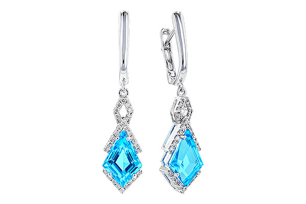 D310-38954: EARR 2.72 TW BLUE TOPAZ 2.90 TGW