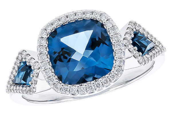 D310-39854: LDS RG 2.46 TW LONDON BLUE TOPAZ 2.72 TGW